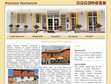 Tablet Screenshot of penzion-hortenzie.com